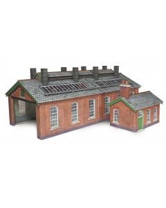 METCALFE PO313 00/H0 Scale Double Track Engine Shed