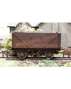 Dapol 4F-080-004 8 Plank Wagon Leamington Gas Weathered