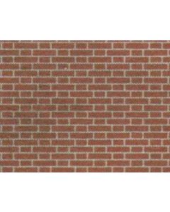 METCALFE M0054 00/H0 Red Brick Sheets