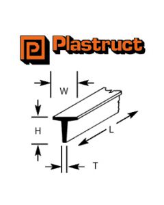 Plastruct 90562 PTFS-2 1.6mm T SECTION (10)